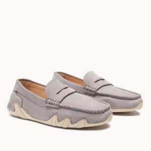 BEPA - MOCASSIN 100 % CUIR | GRIS